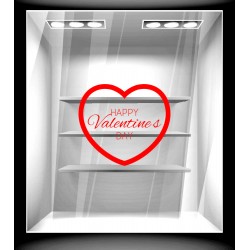 Αυτοκόλλητο βιτρίνας - Αγίος Βαλεντίνος 75